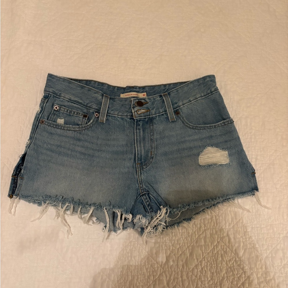 Levi's Blue Jean Shorts for Women